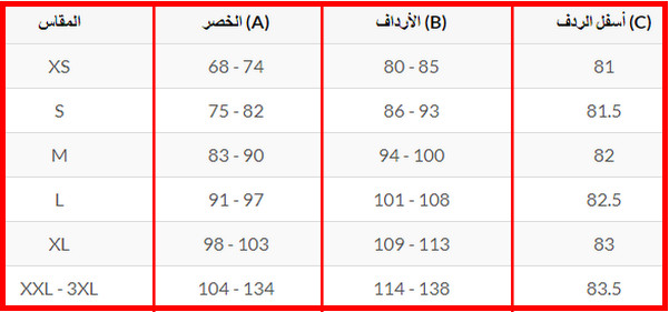 عندما نحكم عالصدر انه كبير كم يكون المقاس , قد تهمك