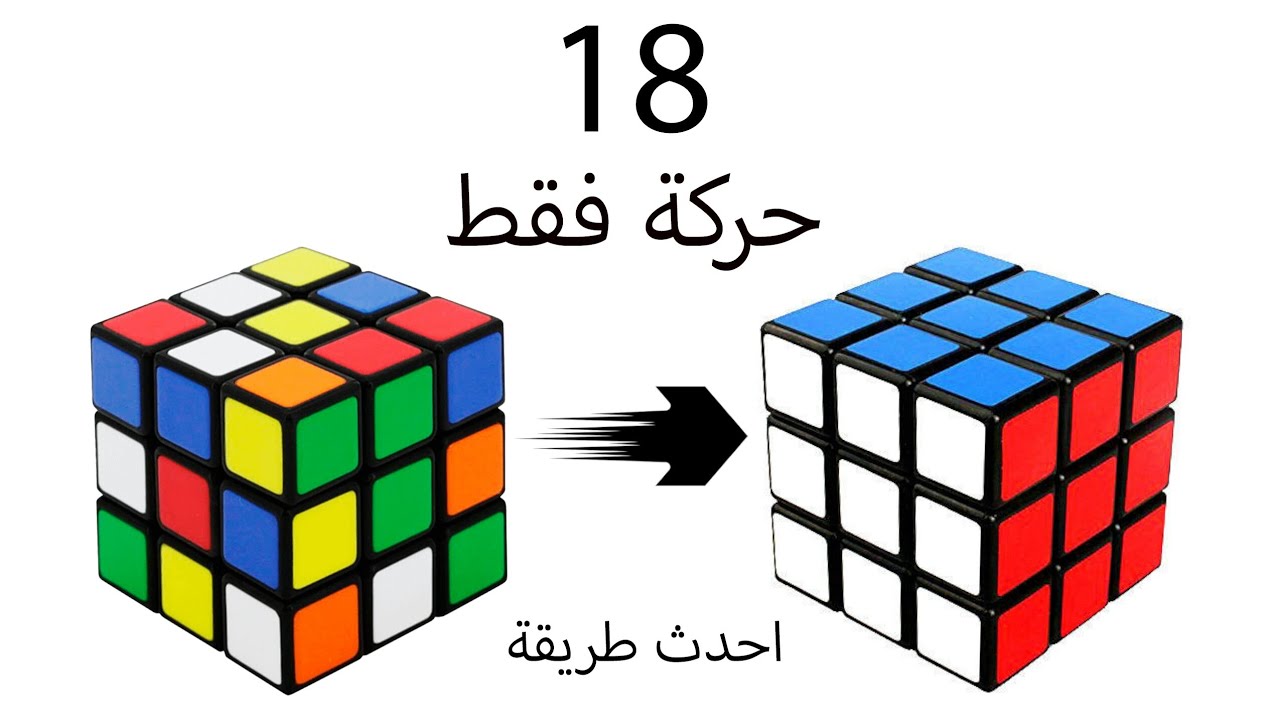 خطوات حل مكعب روبيك , محتاجة ذكاء بجد