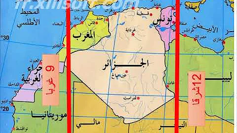 خريطة تضاريس الجزائر , اتعرفى على الموقع الجغرافى