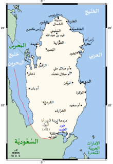 خريطة الحدود السعودية القطرية ، اهمية خريطة الحدود ومعلومات شاملة خريطة الحدود السعودية القطرية ، اهمية