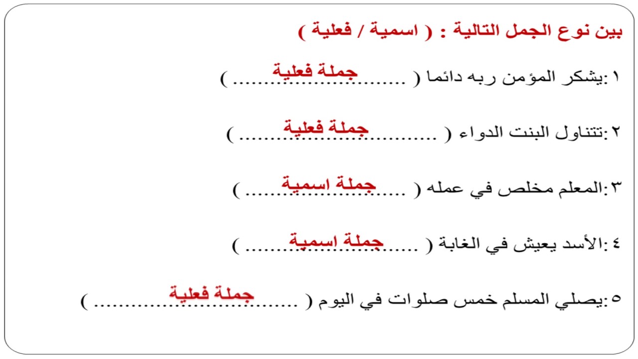 عشر جمل اسمية- تعلم أسس فى النحو -D8-B9-D8-B4-D8-B1 -D8-Ac-D9-85-D9-84 -D8-A7-D8-B3-D9-85-D9-8A-D8-A9-D8-Aa-D8-B9-D9-84-D9-85 -D8-A3-D8-B3-D8-B3 -D9-81-D9-89 -D8-A7-D9-84-D9-86-D8-Ad-D9-88 1