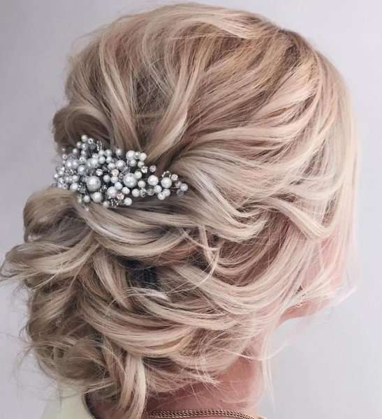 لف شعر سوري- اجمل لفات شعر للعرايس Curly Wedding Hairstyles 1