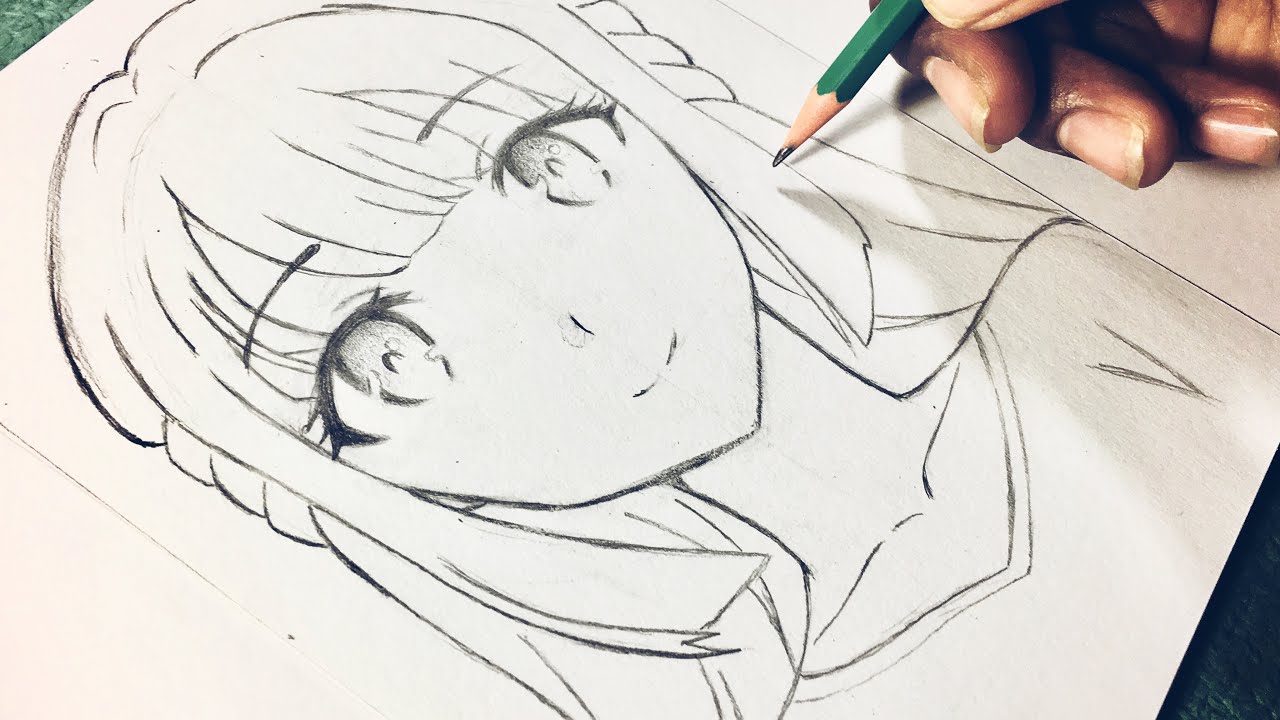 كيفية رسم الانمي , طريقه بسيطه لتعليم الرسم