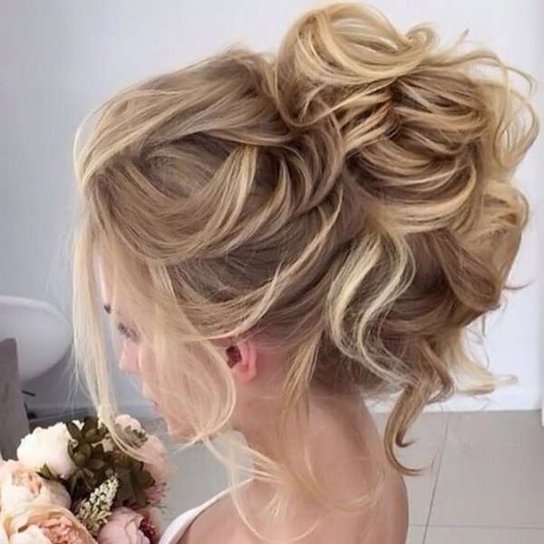 لف شعر سوري- اجمل لفات شعر للعرايس Curly Wedding Hairstyles 6