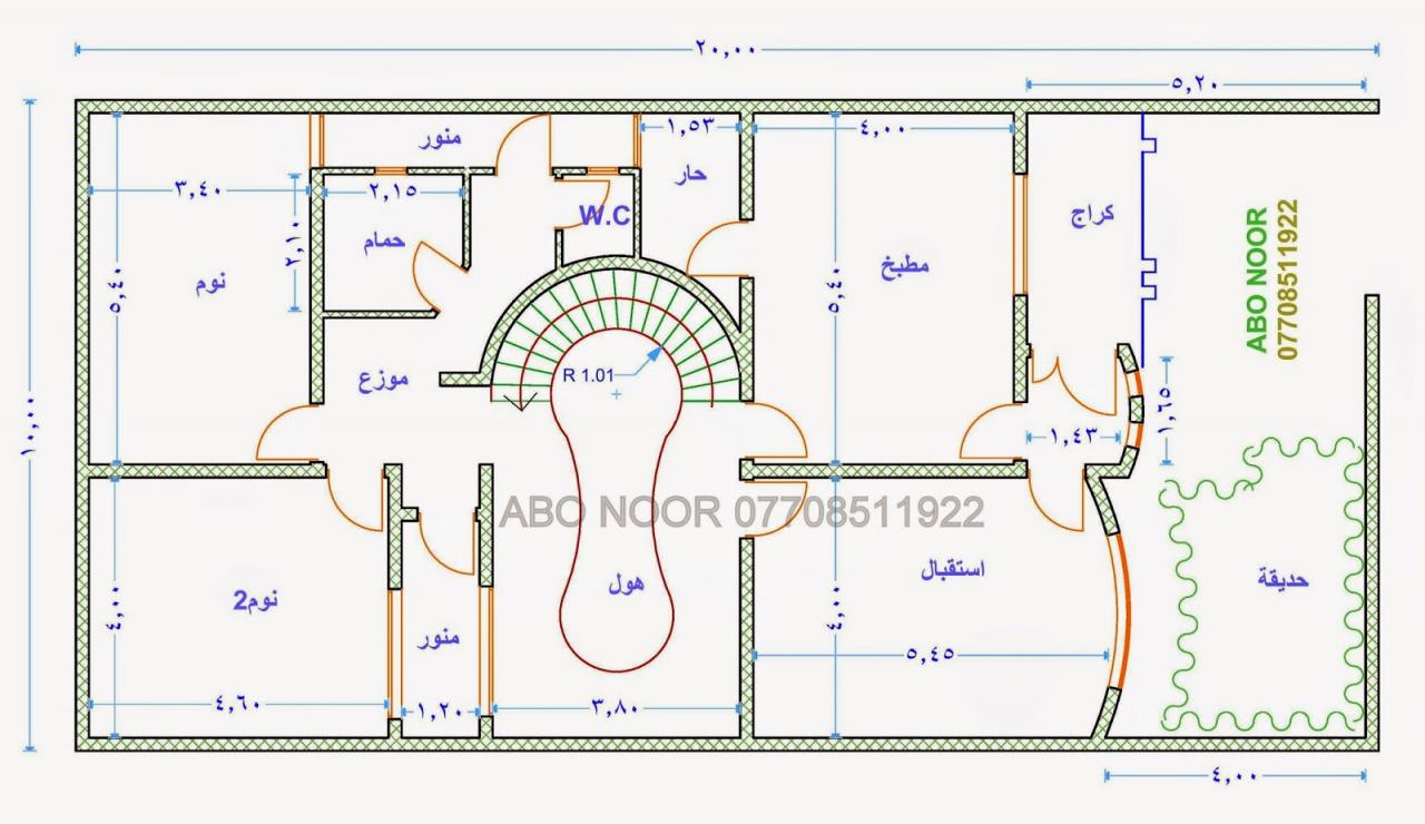 خرائط منازل 200 متر دورين , أجمل التصميمات