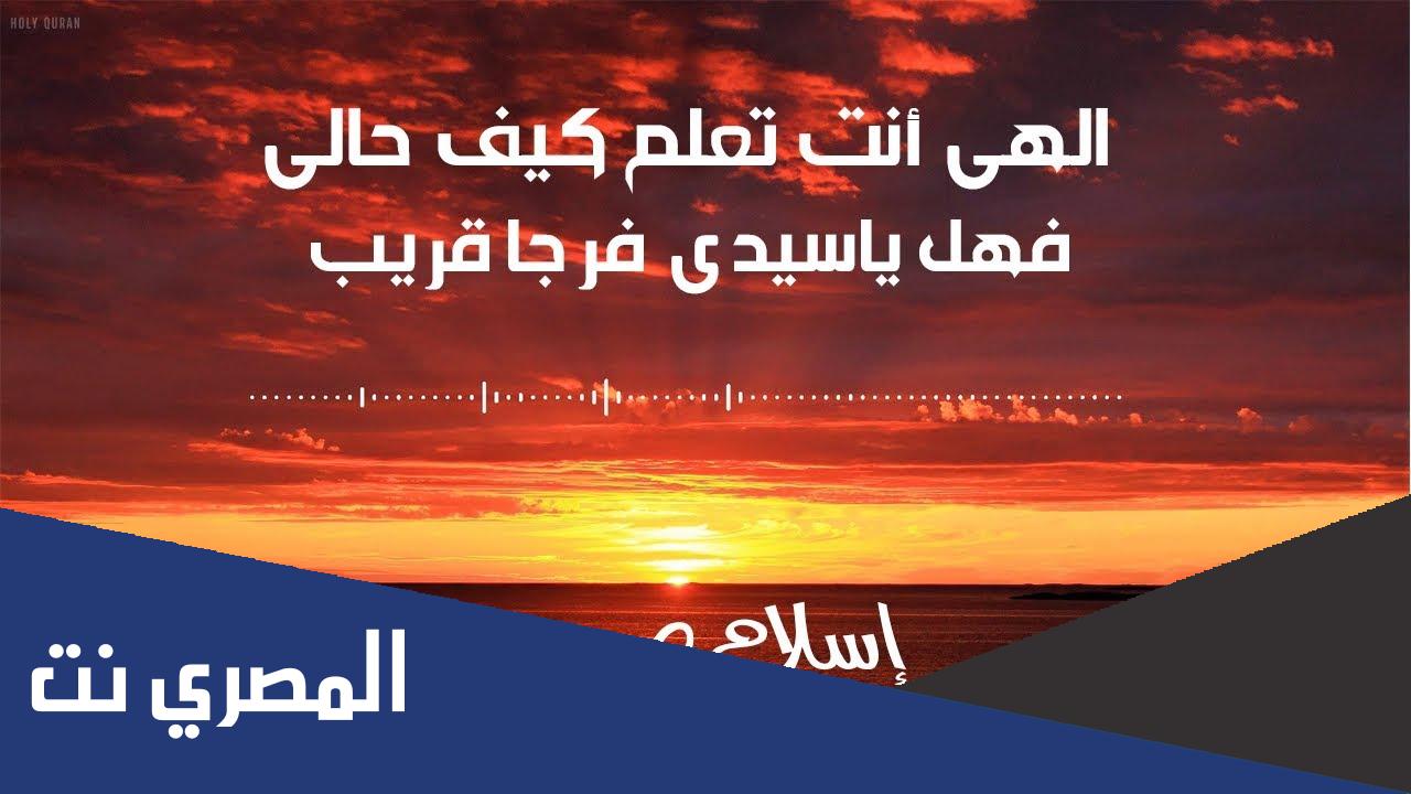 الهى انت تعلم كيف حالى , كلمات الانشودة