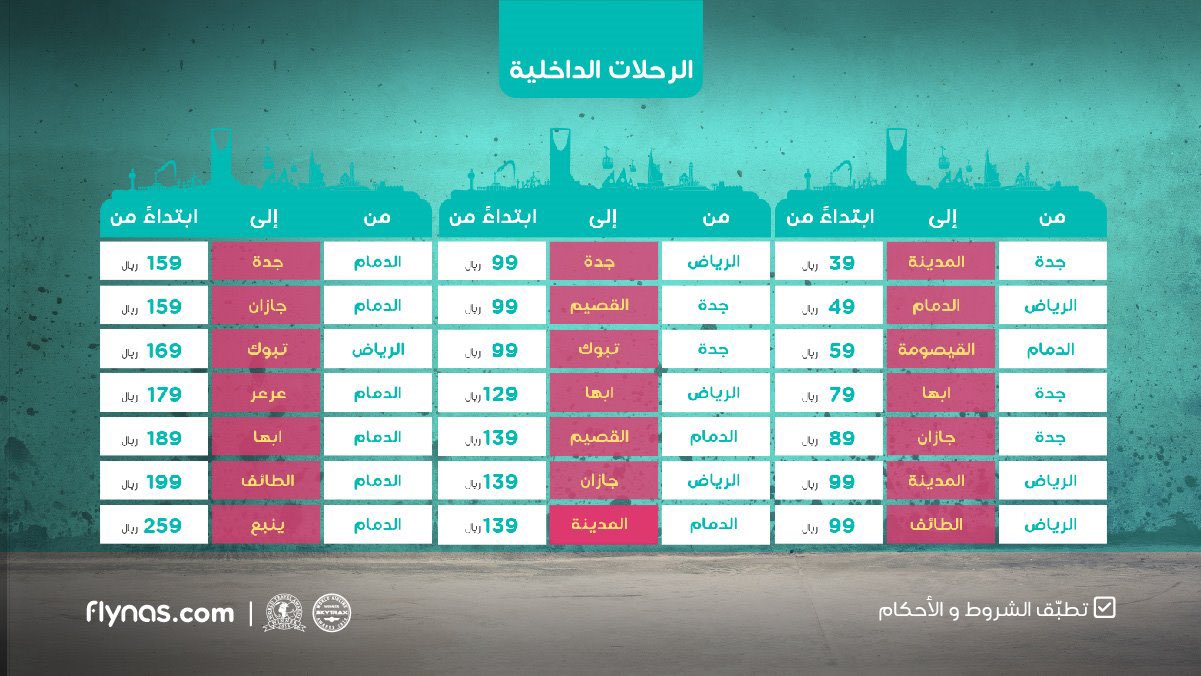 عروض الخطوط ناس , رحلتك الان عليها خصم طير براحتك